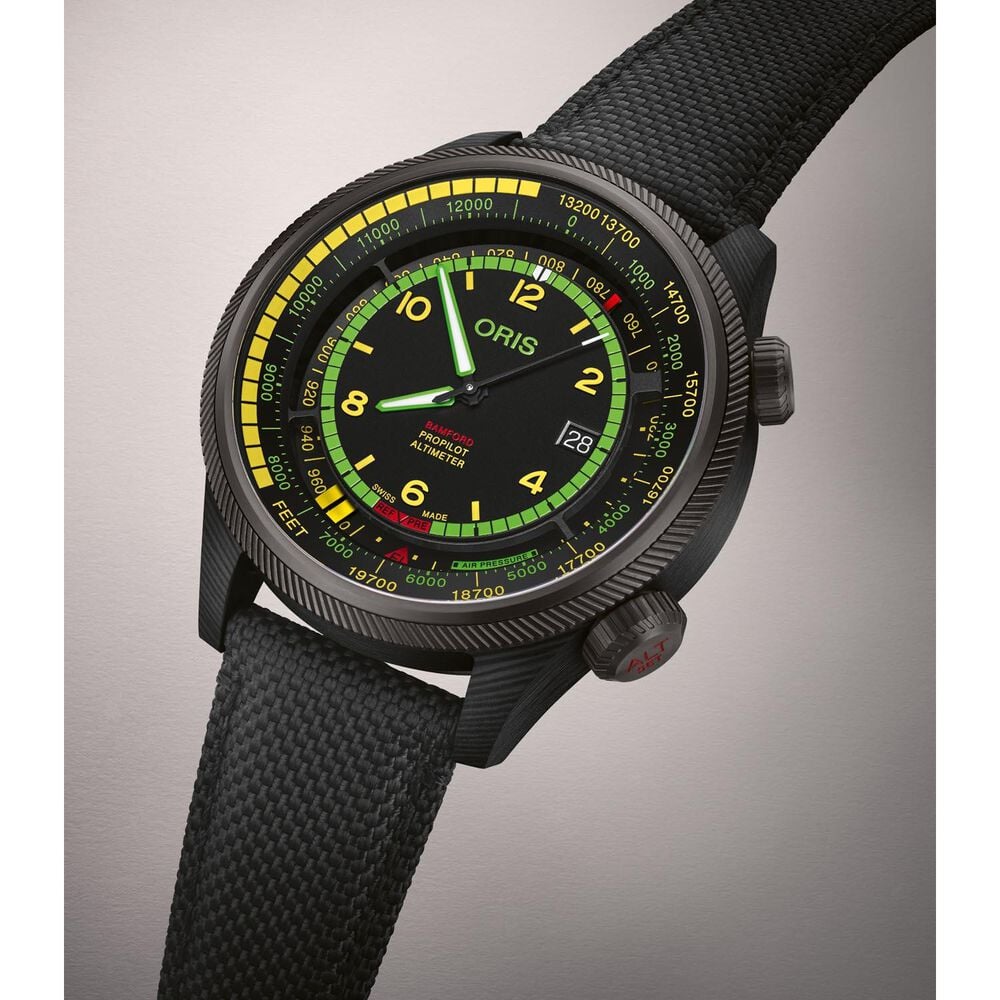 Oris x Bamford ProPilot Altimeter 'Mission Control' Limited Edition 47mm Black Dial Watch image number 1