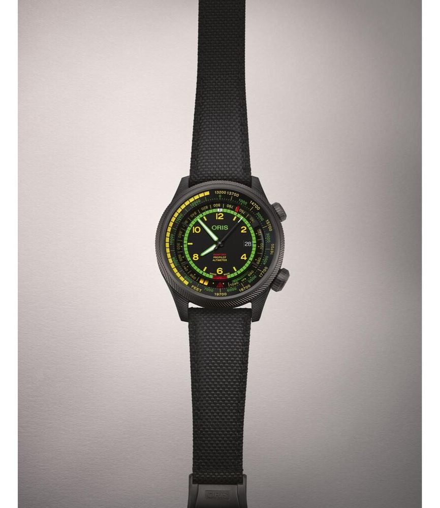 Oris x Bamford ProPilot Altimeter 'Mission Control' Limited Edition 47mm Black Dial Watch image number 3