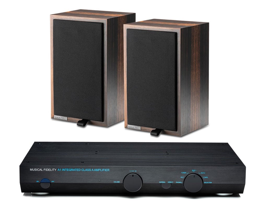 Musical Fidelity A1 Integrated Amplifier + LS3/5A Bookshelf Speakers System Bundle - Image 2