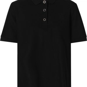 Burberry monogram motif piqué polo shirt