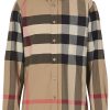 Burberry oversized check shirt