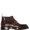 Santoni Buckle-strap ankle boots