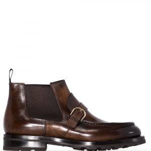 Santoni Buckle-strap ankle boots
