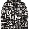 Dolce & Gabbana slogan print padded jacket