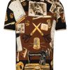 Dolce & Gabbana tailor-print polo shirt