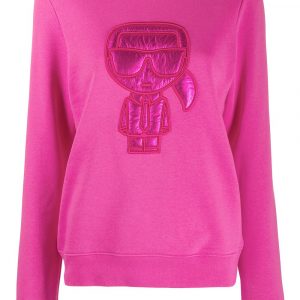 Karl Lagerfeld Ikonik Puffer Karl cotton sweatshirt