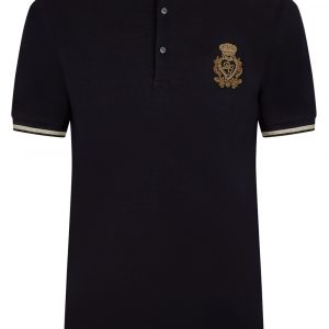 Dolce & Gabbana DG logo-patch polo shirt