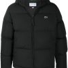Lacoste feather down hooded jacket