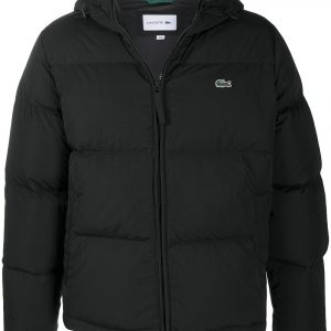 Lacoste feather down hooded jacket