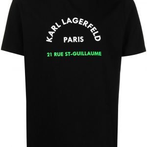 Karl Lagerfeld logo-print crew-neck T-shirt