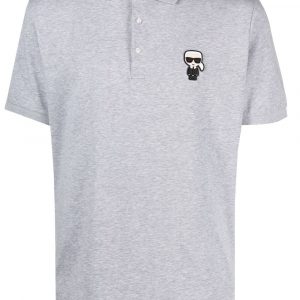 Karl Lagerfeld Ikonik patch polo shirt