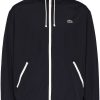 Lacoste embroidered logo zipped hooded jacket