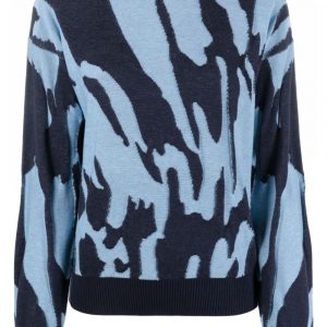Boss Hugo Boss intarsia-pattern jumper