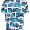 Lacoste x Polaroïd photograph-print polo shirt