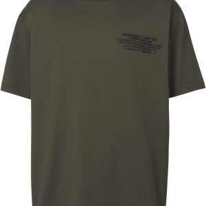 Burberry location-print cotton T-shirt