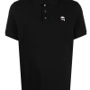 Karl Lagerfeld ikonik Karl logo-patch polo shirt