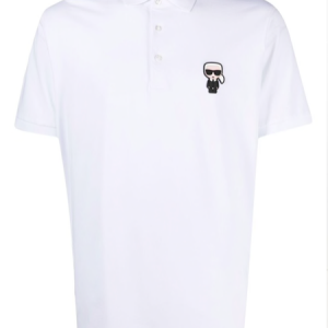 Karl Lagerfeld Ikonik patch polo shirt