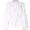 Dolce & Gabbana floral lace tied waist blouse