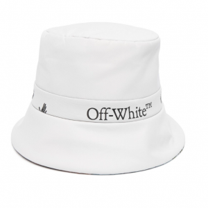 Off-White logo-print bucket hat