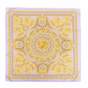 Versace Baroque print scarf