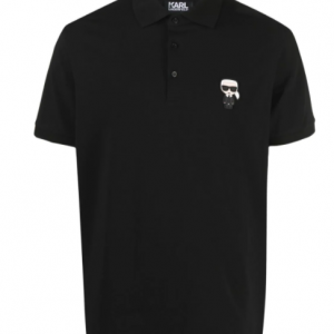 Karl Lagerfeld Ikonik patch polo shirt
