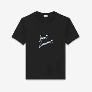 SAINT LAURENT SIGNATURE T-SHIRT