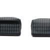 Karl Lagerfeld logo-print leather wash bag