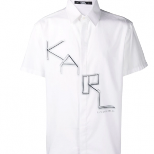 Karl Lagerfeld logo print shirt