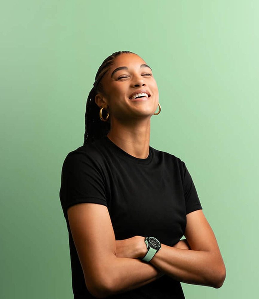 NORQAIN Wild ONE Skeleton 39mm Dial Mint Rubber Strap Watch image number 3