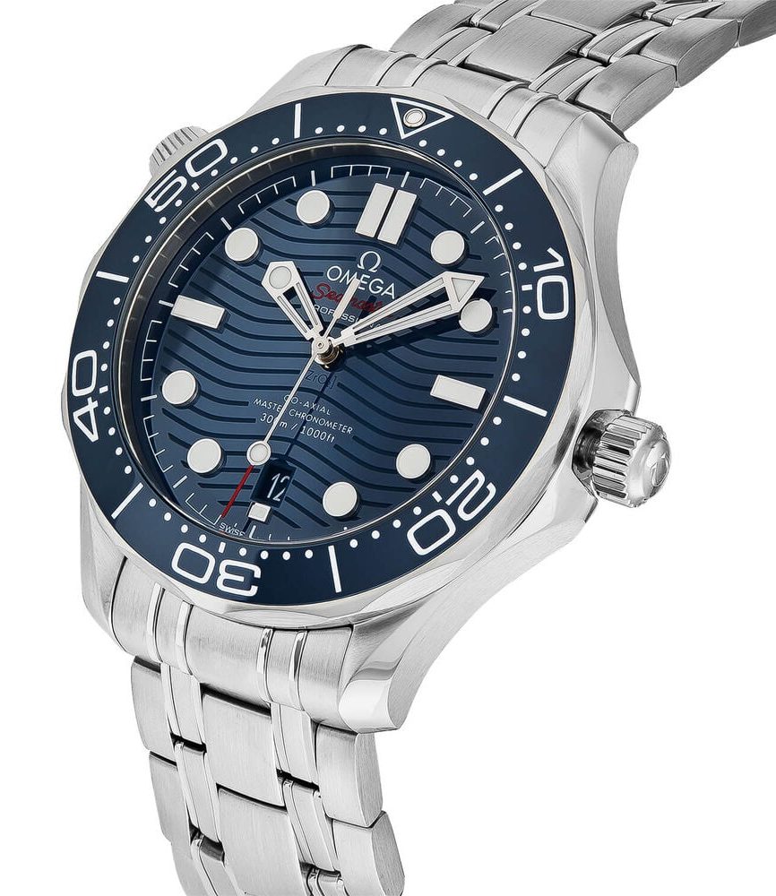 Omega Seamaster Chronometer Blue Dial Steel Men's Watch image number 1