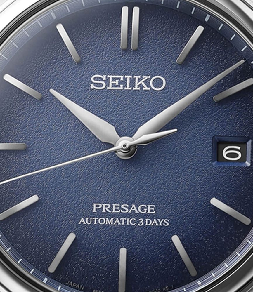 Seiko Presage Classic 'Ai-iro' Japan Blue 40mm Dial Steel Bracelet Watch image number 1