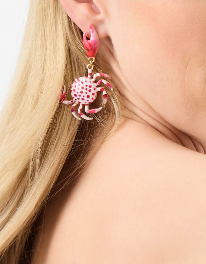 Crab Drop Earrings, , large
