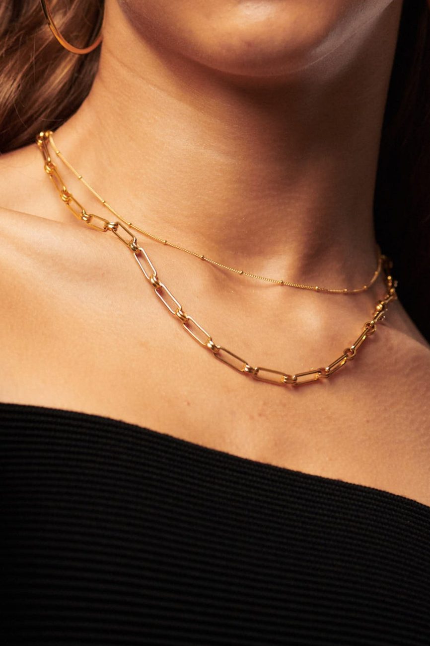 Bobble Chain Choker | 18ct Gold Plated Vermeil Necklaces Missoma