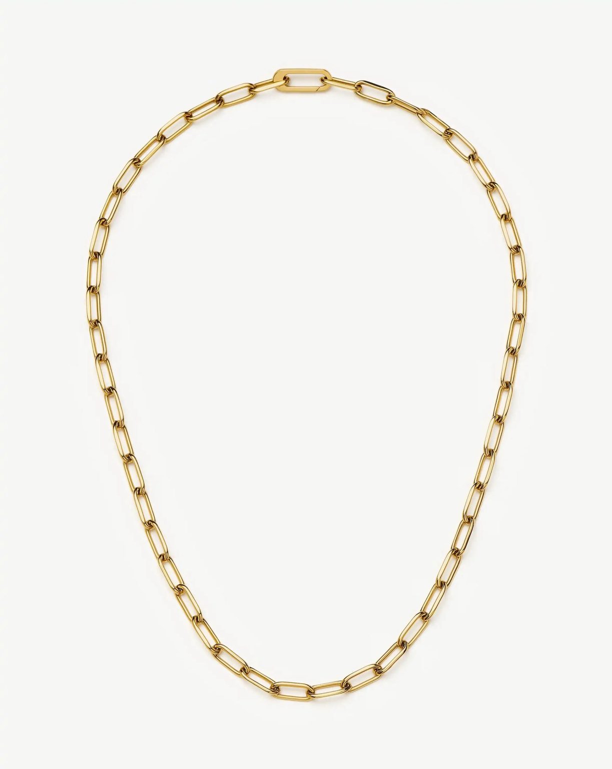 Classic Paperclip Chain Necklace | 18ct Gold Plated Necklaces Missoma