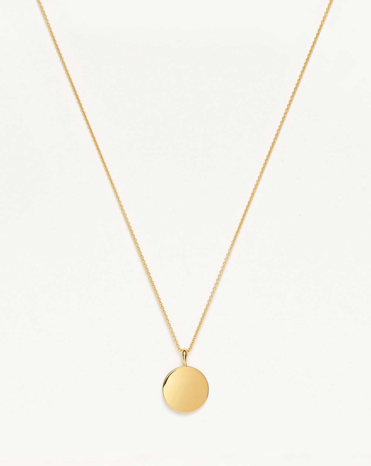 Engravable Round Necklace Necklaces Missoma