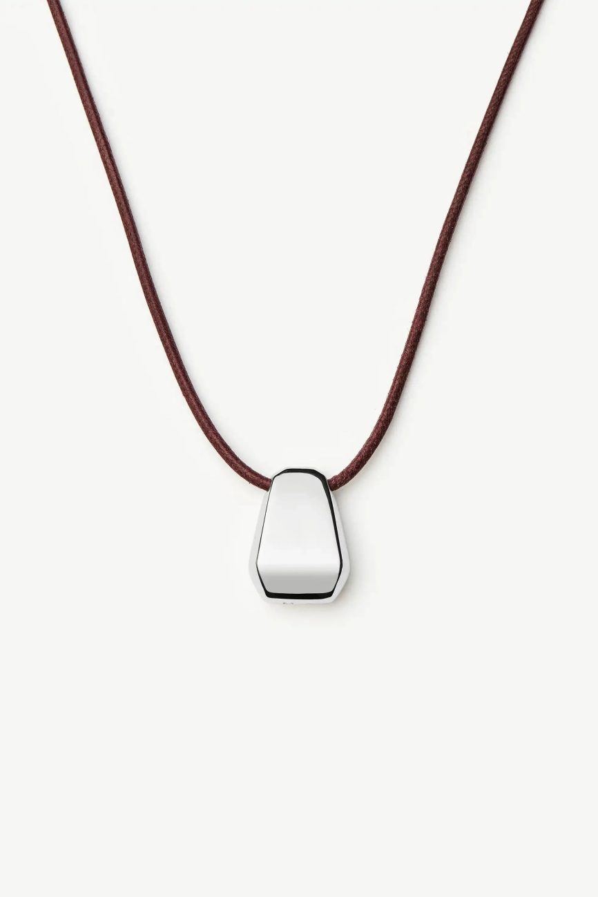 Lucy Williams Arco Cord Necklace | Silver Plated Necklaces Missoma