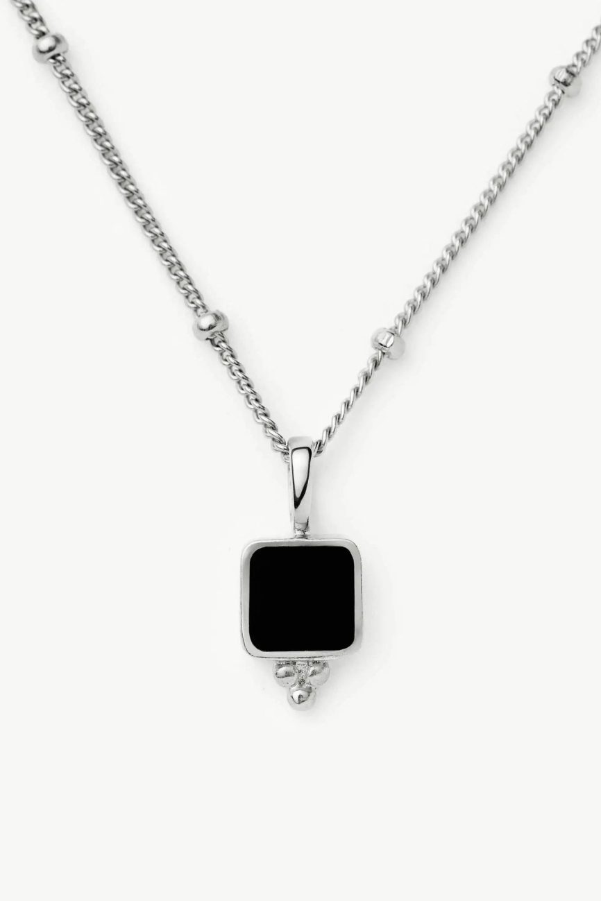 Lucy Williams Black Onyx Choker | Sterling Silver Necklaces Missoma