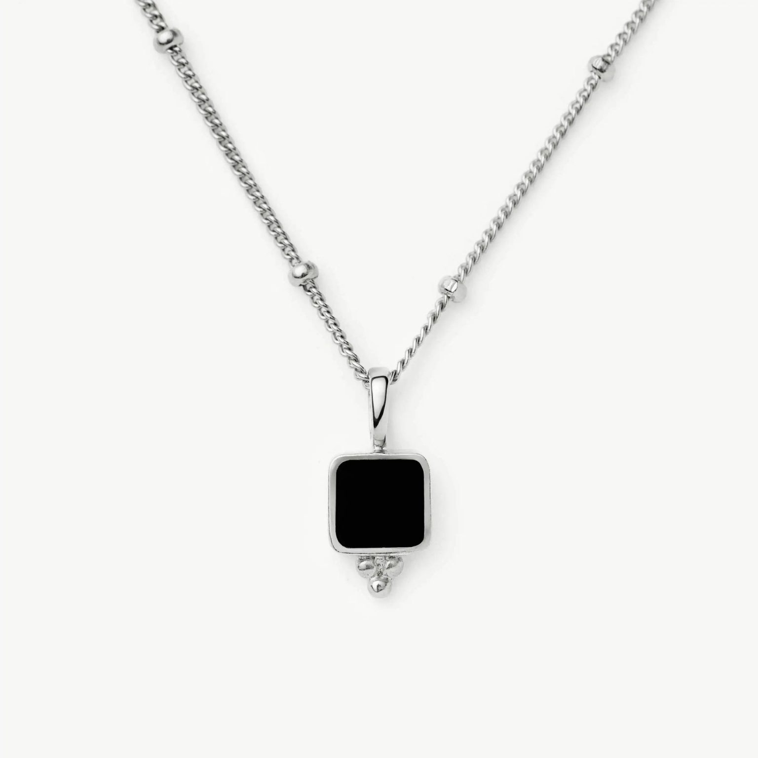 Lucy Williams Black Onyx Choker | Sterling Silver Necklaces Missoma