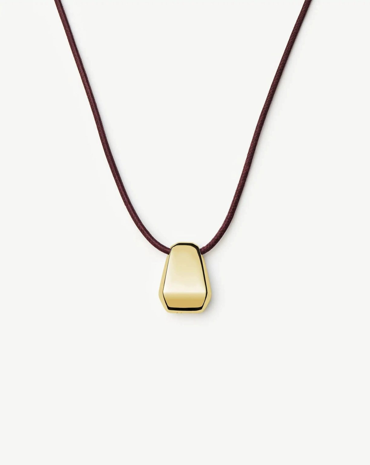 Lucy Williams Engravable Arco Cord Necklace | 18ct Gold Plated Necklaces Missoma