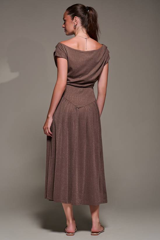 Jolie Moi Asymmetric Neckline Midaxi Dress 3