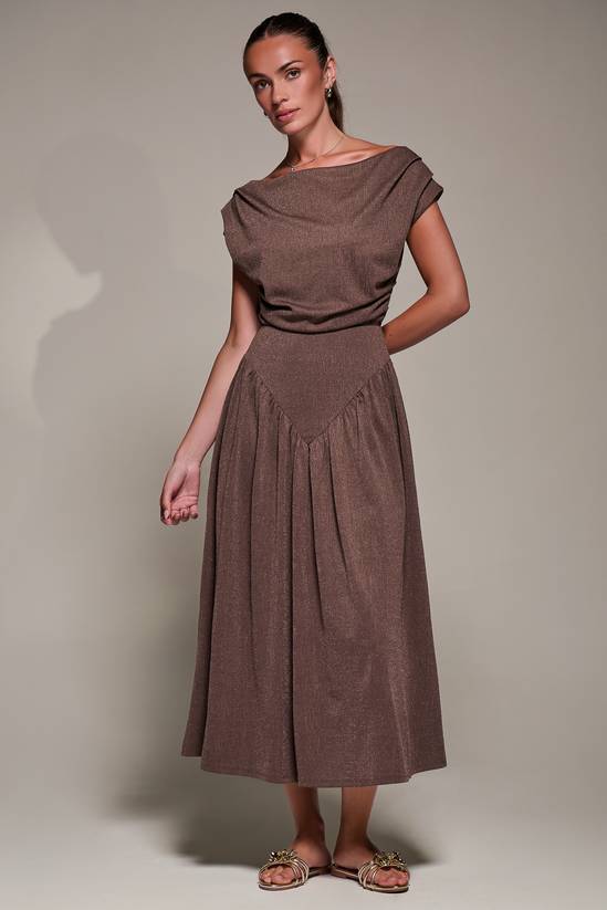 Jolie Moi Asymmetric Neckline Midaxi Dress 5