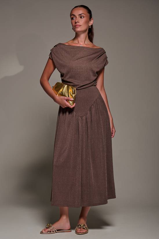 Jolie Moi Asymmetric Neckline Midaxi Dress 7