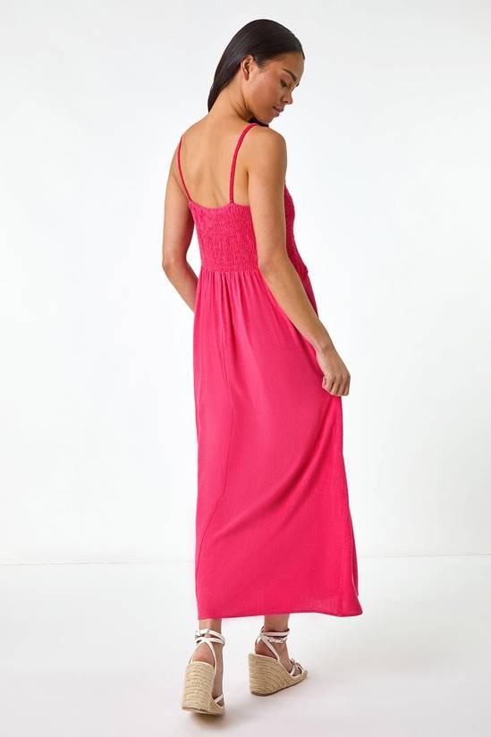 Roman Petite Crochet Contrast Midi Dress 3