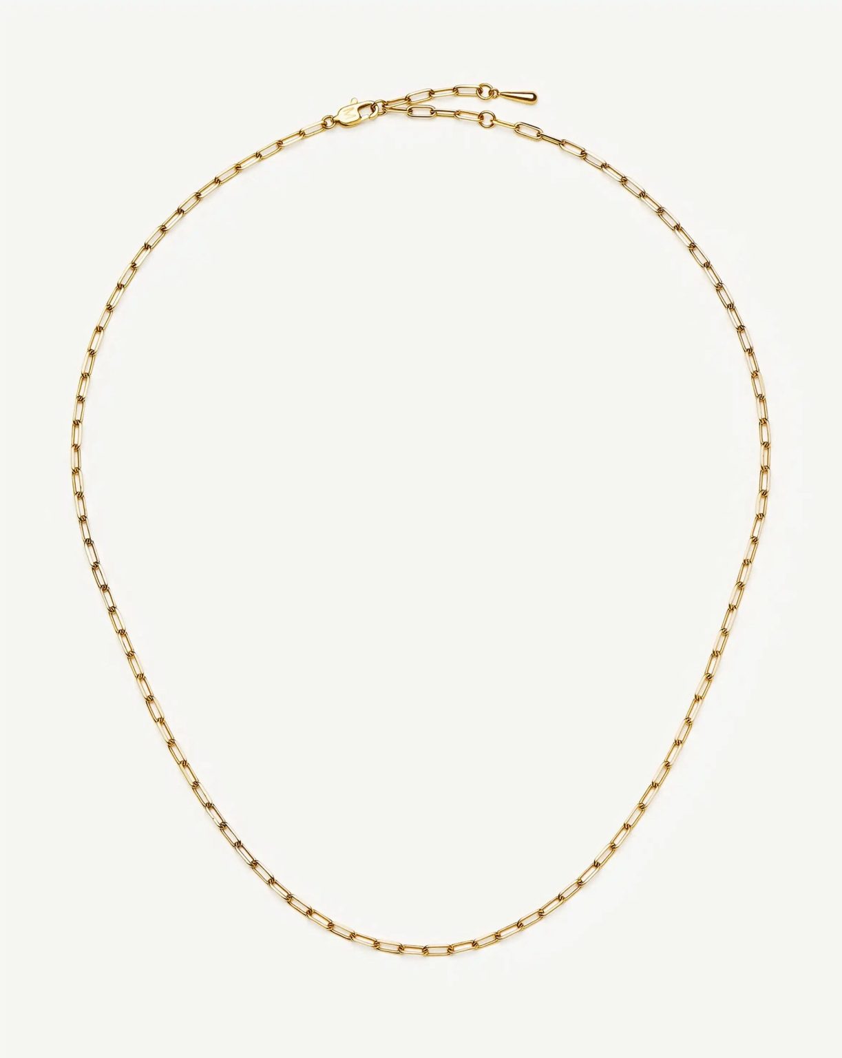 Mini Paperclip Chain Necklace | 18ct Gold Plated Necklaces Missoma