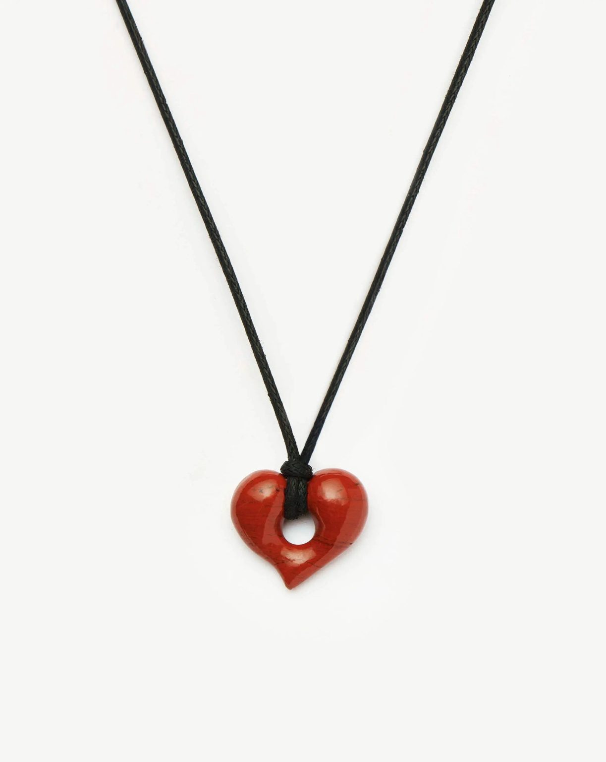 Molten Heart Gemstone Pendant Cord Necklace Necklace Missoma
