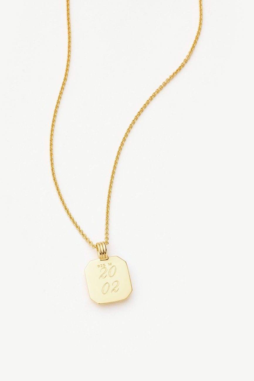 September Birthstone Pendant Necklace | 18ct Gold Vermeil/Lapis Necklaces Missoma