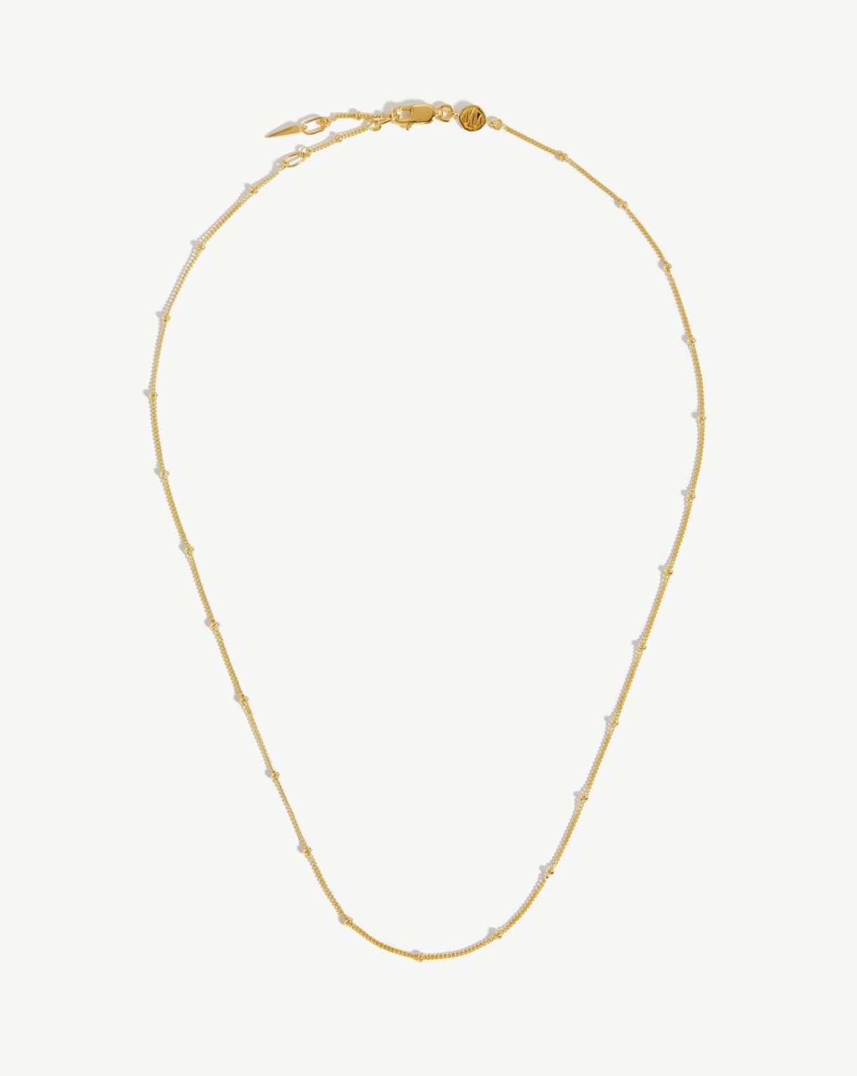 Short Bobble Chain Necklace | 18ct Gold Plated Vermeil Necklaces Missoma