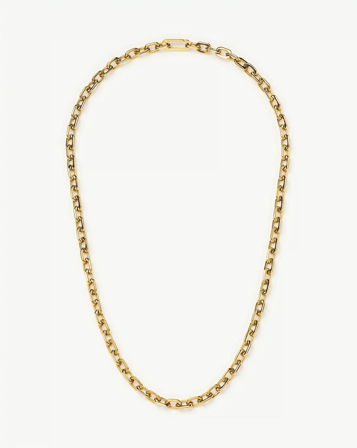 Square Paperclip Chain Necklace | 18ct Gold Plated Necklaces Missoma